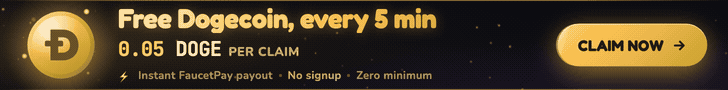 Doge Drip — Free Dogecoin every 5 minutes, claim now